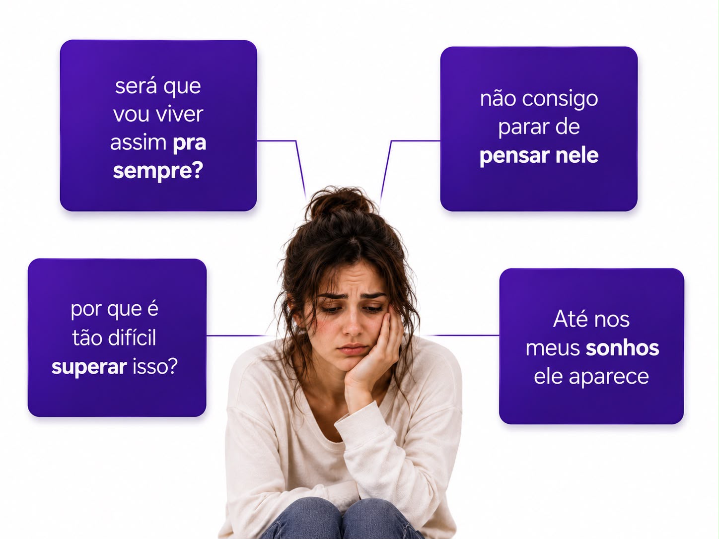 Pensamentos obsessivos sobre o ex